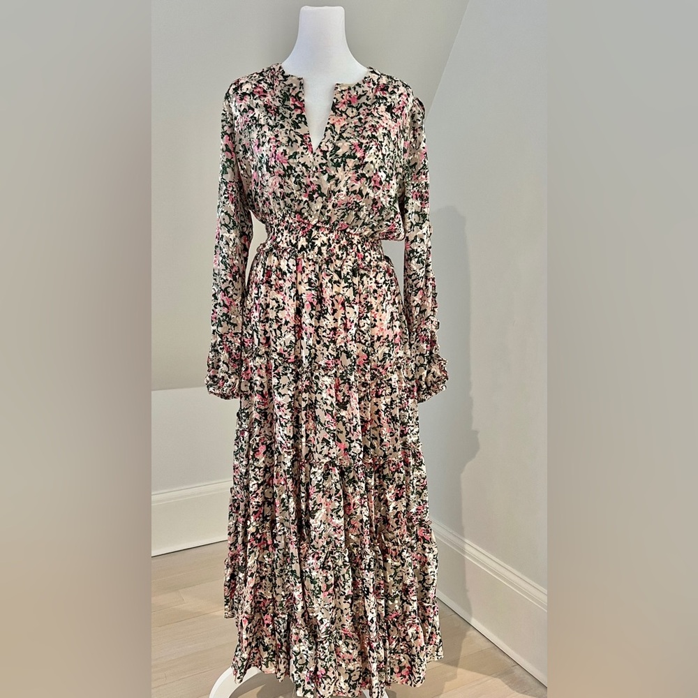 Ellie Tahari Collection XS long floral dress